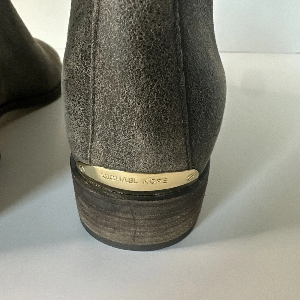 MICHAEL KORS Woman's‎ Size 10M Ankle Slip On Booties. Leather Upper PW14E